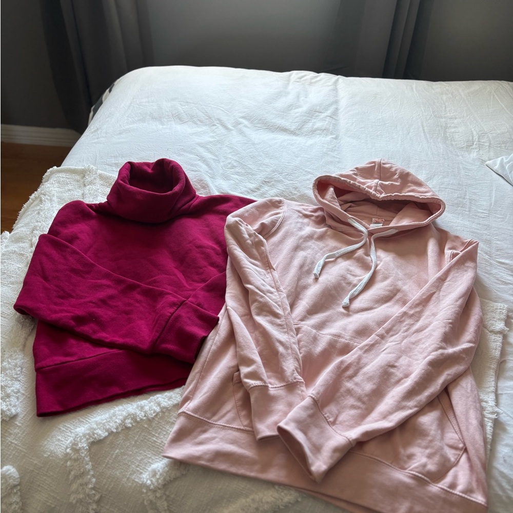 Stylish Pink and Red Hoodies